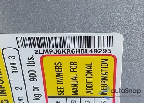 2017 Lincoln Mkx Select z USA, uszkodzony, nr VIN 2LMPJ6KR6HBL49295